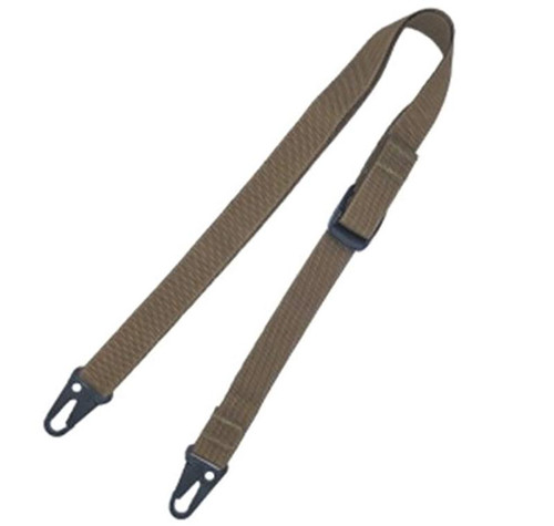 TacShield Sport Ridge 2-Point Rifle Sling 1" Wide HK Snap Hooks Coyote Brown