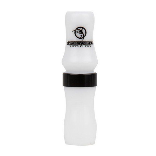 Cupped SRG Hammer Short Reed Goose Call White Acrylic