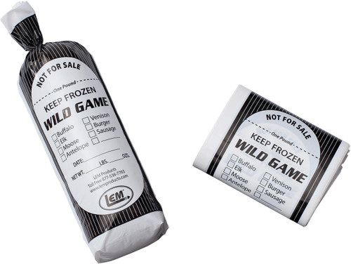 LEM Products 2 lb. Wild Game Freezer Bags - 25 Pack