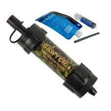 Sawyer MINI Water Filtration System in Camo - 0.1 Micron Absolute Filter