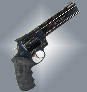 Pachmayr Diamond Pro Revolver Grip S&W N Frame Round Butt Black Rubber