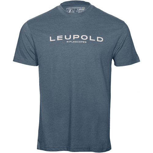 Leupold Riflescopes Short Sleeve T-Shirt Indigo Medium