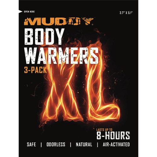 Muddy XL Body Warmer No Adhesive Air Activated 3-Pack