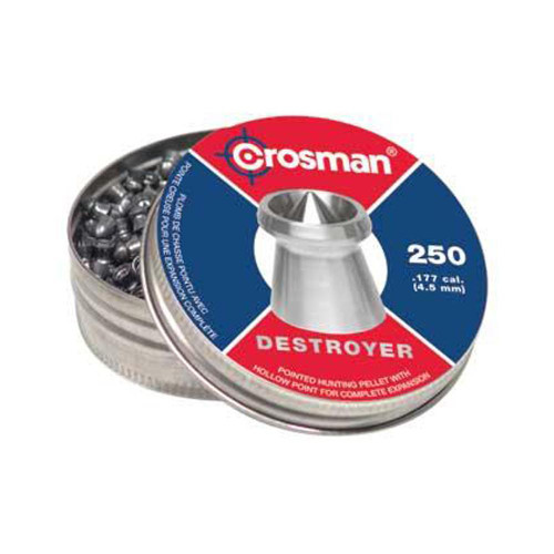 Crosman Destroyer Hunting Pellets .177 Caliber 7.4 Grain Pointed Hollow Point