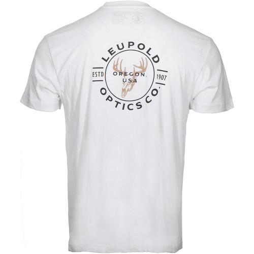 Leupold Buck Country Short Sleeve Shirt White Medium