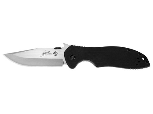 Kershaw Emerson CQC-6K D2 Steel Folding Knife with Wave Shaped Opening Feature