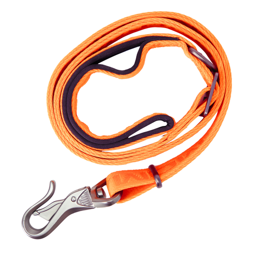 MoMarsh Adjustable Dog Leash 47"-72" Hunter Orange Nylon