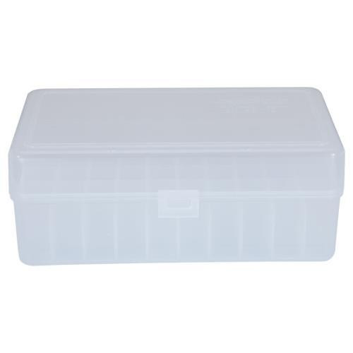 Berry's Mfg Model 411 Clear Flip Top Ammo Box 50 Rounds .45-70 Govt