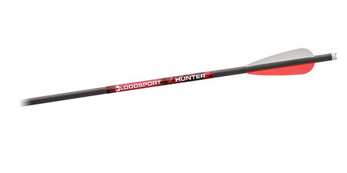 Bloodsport Hunter Crossbow Bolts 22-Inch 300 Spine Carbon Arrows 6-Pack