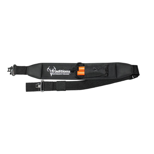 Traditions NitroFire Rifle Sling with Hook & Loop Firestick Pouch Black