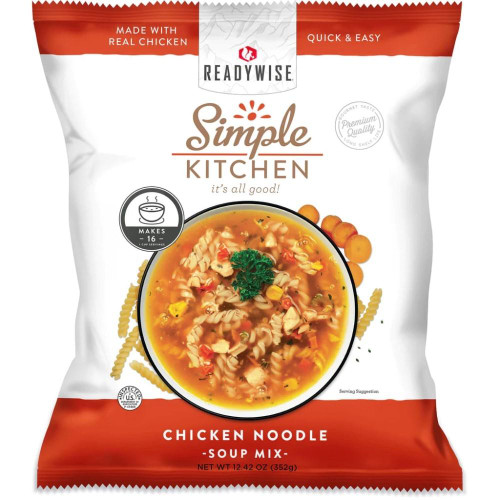 Readywise Simple Kitchen Chicken Noodle Soup Mix 16 Servings