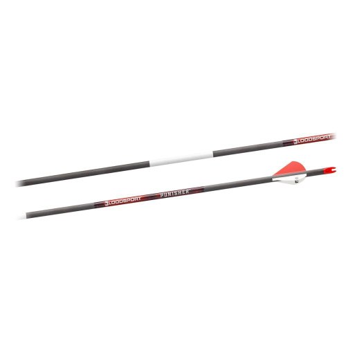 Bloodsport Punisher 350 Spine Carbon Arrow 6-Pack