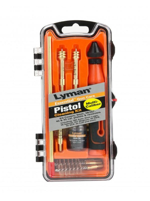 Lyman Essential Pistol Cleaning Kit for 9mm, .40 Cal & .45 ACP