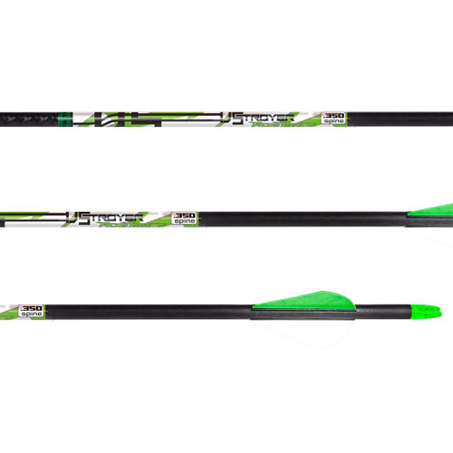 Carbon Express D-Stroyer PileDriver 350 Spine Arrows Fletched 6-Pack