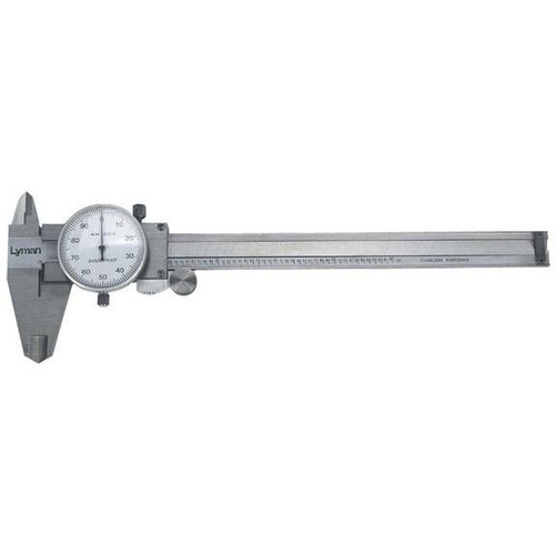 Lyman Stainless Steel Dial Caliper 0-6" Range for Reloading