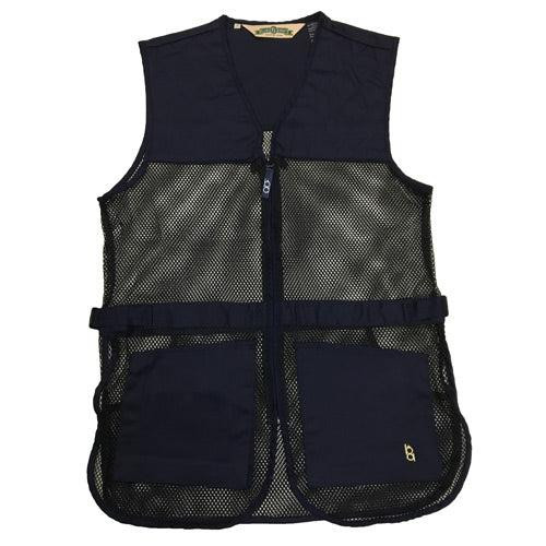 Bob Allen Full Mesh Dual Pad Shooting Vest Navy Blue Small