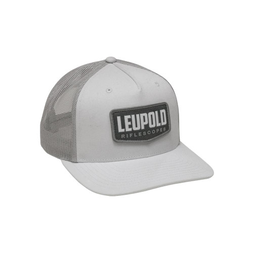 Leupold Riflescopes Branded Trucker Hat White Adjustable Snapback