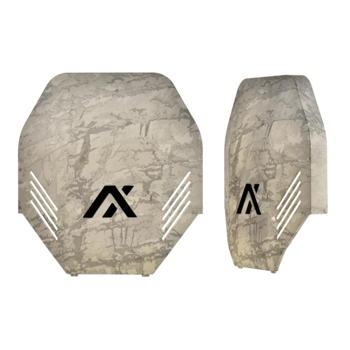 Axil MX Ear Muffs Replacement Plate Set in Desert Sand
