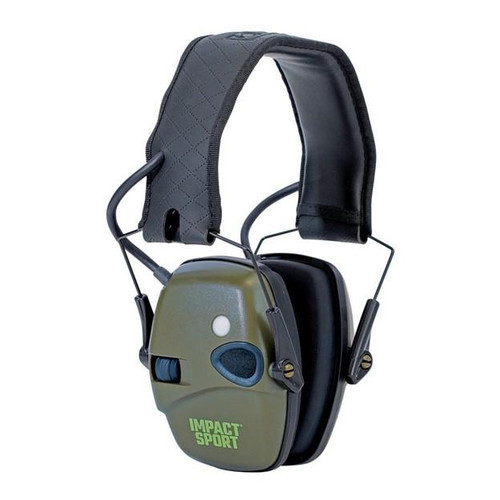 Howard Leight Impact Sport Bluetooth Electronic Earmuff OD Green M/L 21dB NRR