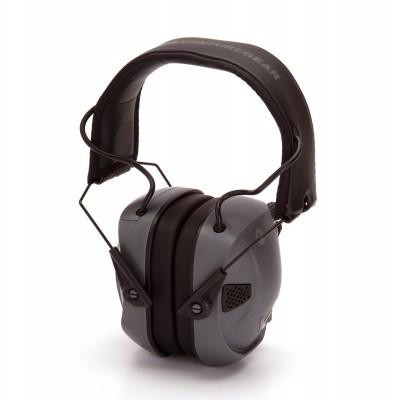 Pyramex Amp Bluetooth Electronic Ear Muffs 26dB NRR Grey