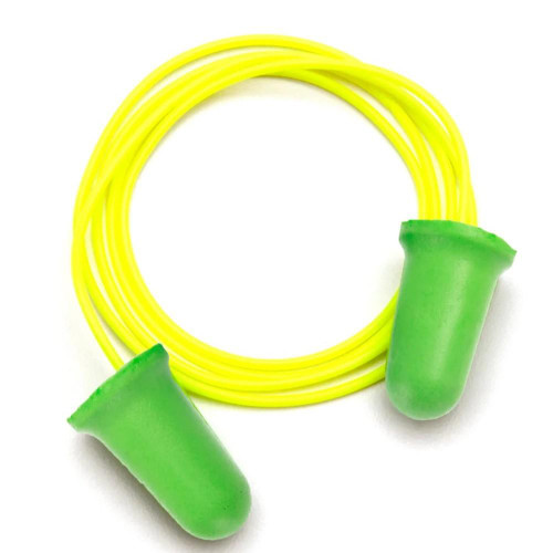 Pyramex DP1201 Disposable Corded Ear Plugs 30dB Green 100 Pair
