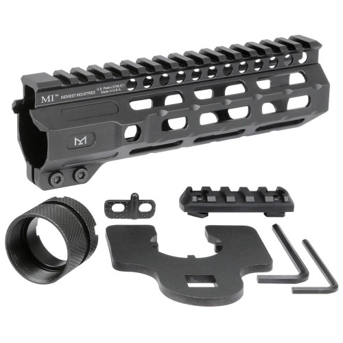 Midwest Industries Combat Rail Free Float M-LOK Handguard 7" Black
