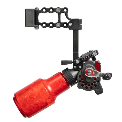 Cajun Bowfishing Winch Pro Right Hand Reel Red