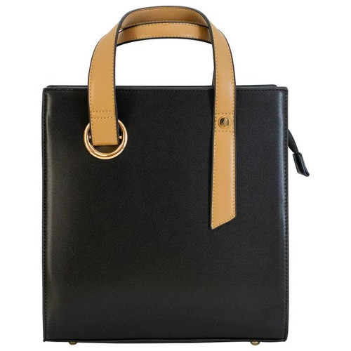 Cameleon Sage Concealed Carry Crossbody Purse Black Vegan Leather