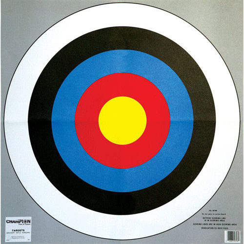 Champion 24" Bullseye Archery Target - 2 Pack