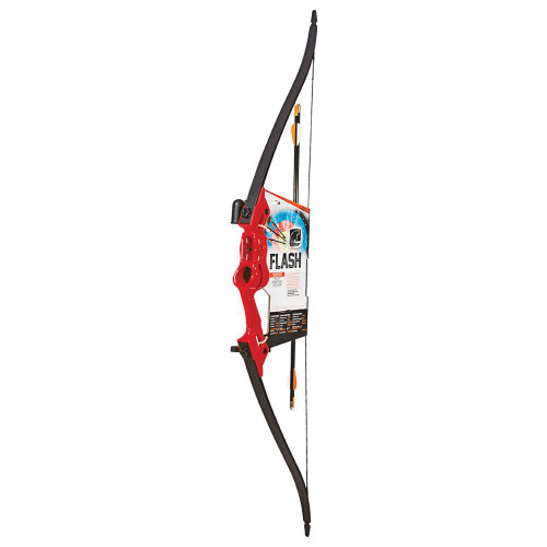 Bear Archery Flash Traditional Youth Bow 18lb Ambidextrous Red