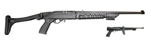 Ruger 10/22 Tactical Side-Folding Stock with Picatinny Rail Black Polymer