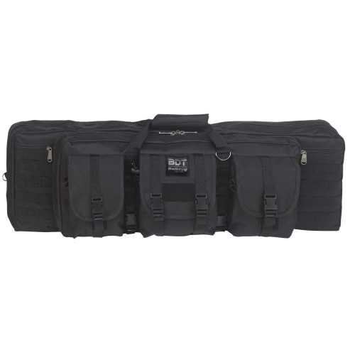 Bulldog BDT Tactical Rifle Case 47" Black with Backpack Straps