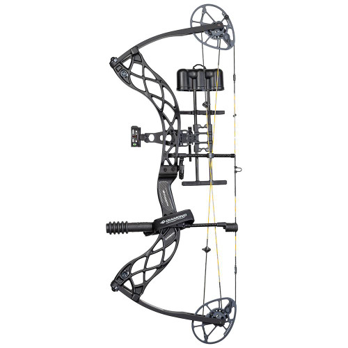 Diamond Archery Deploy SB 70 lb Compound Bow with RAK Package - Right Hand Black