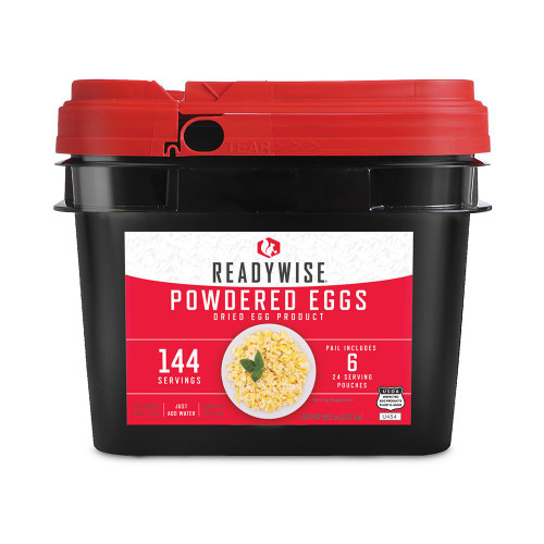 Readywise Powdered Whole Eggs Emergency Food Bucket - 144 Servings