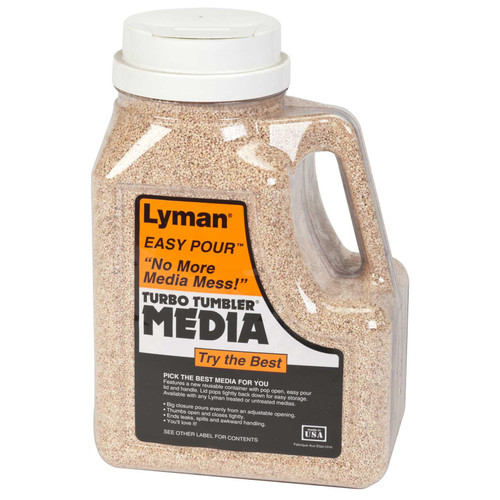 Lyman Turbo Case Cleaning Media Corncob Easy Pour Container for Brass