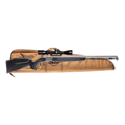 CVA Optima Stainless/Black Muzzleloader Package .50 Cal 26" Barrel with KonusPro 3-9x40 Scope