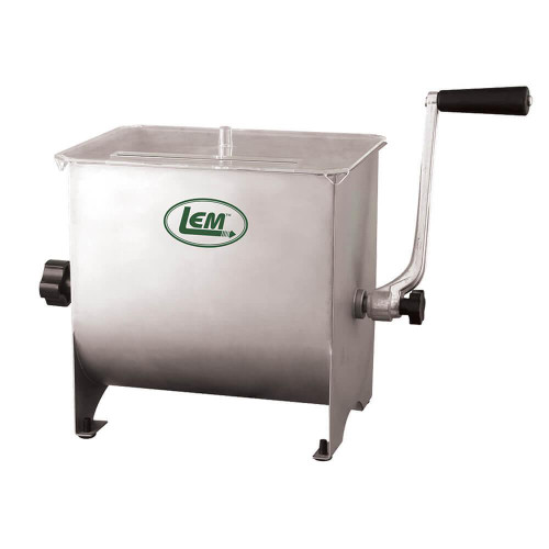 LEM MightyBite Manual Stainless Steel Meat Mixer 20 lb Capacity