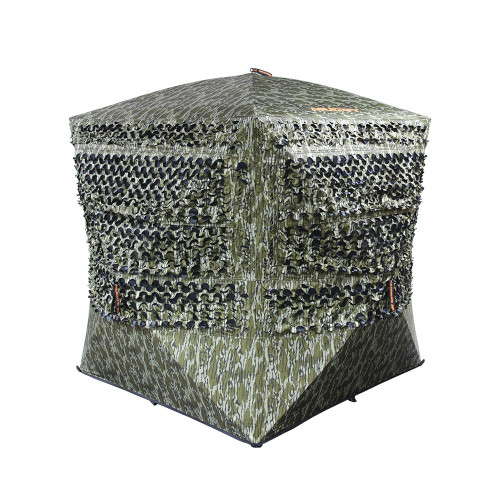 Muddy Carnage Die Cut Ground Blind Mossy Oak Bottomland 3-Person