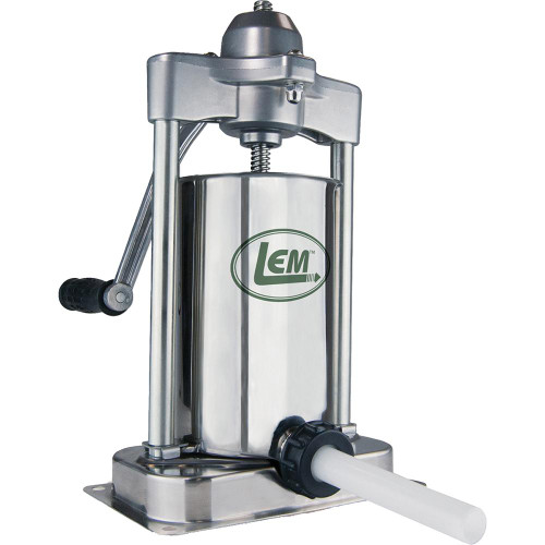 LEM Products Mighty Bite 15 lb Vertical Sausage Stuffer Stainless Steel