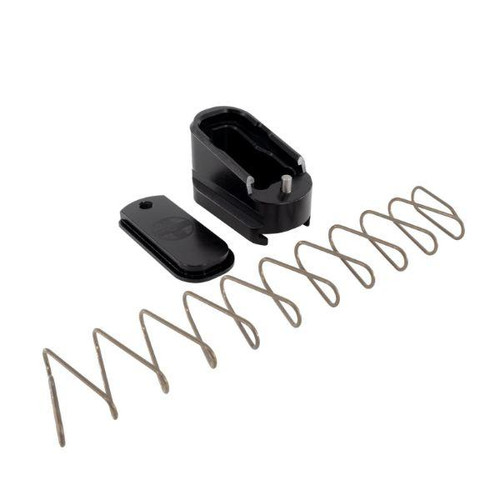 Shield Arms Glock 43 Magazine Extension Adds 2 Rounds Billet Aluminum Black