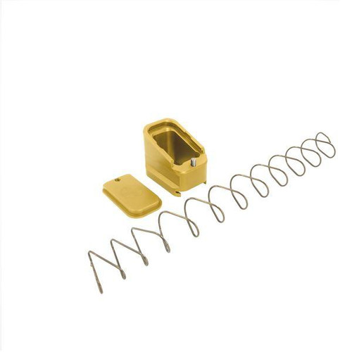 Shield Arms Magazine Extension +5/+4 for Glock 17/22/34/35/19X/45 Gold Finish