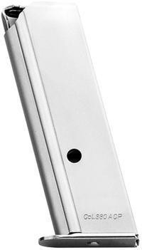 Mec-Gar Walther PPK/S .380 ACP Magazine Standard Floorplate Nickel 7-Round