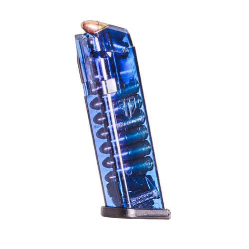 ETS Blue Handgun Magazine for Glock 17/18/19/19x/26/34/45 Gen 1-5 9mm Luger 17-Round