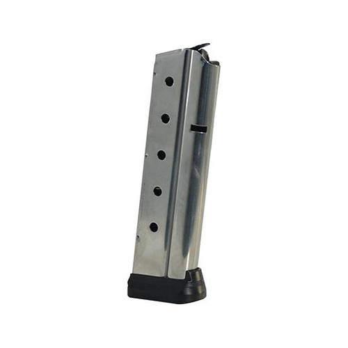 Colt 1911 Government Commander Magazine Stainless with Base Pad 9mm Luger 10-Round
