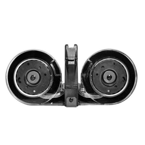 KCI USA AK-74 5.45x39mm 95-Round Drum Rifle Magazine Black Polymer