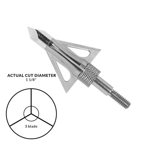 Dead Ringer Hyper Strike Fixed Blade Broadhead 100 Grain 3-Blade