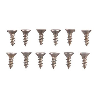 Unplated Steel Flat Head Wood Screw Kit