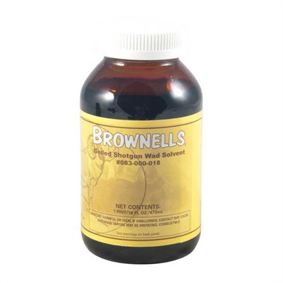 Shotgun Wad Solvent Bore Cleaner