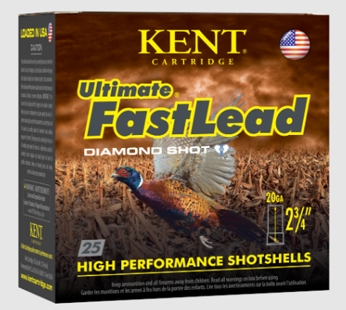 Kent Cartridge 20 Gauge K202UFL286 Ultimate Fast Lead 2.75" 1oz 6 Shot