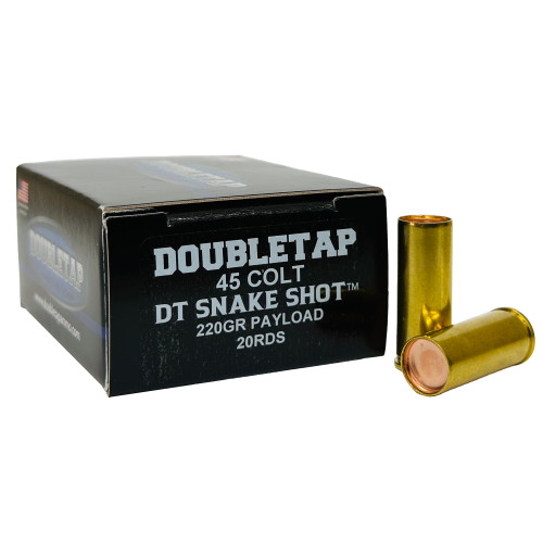 Doubletap Ammunition .45 Colt 220 grain Snake Shot Brass Cased Pistol Ammunition